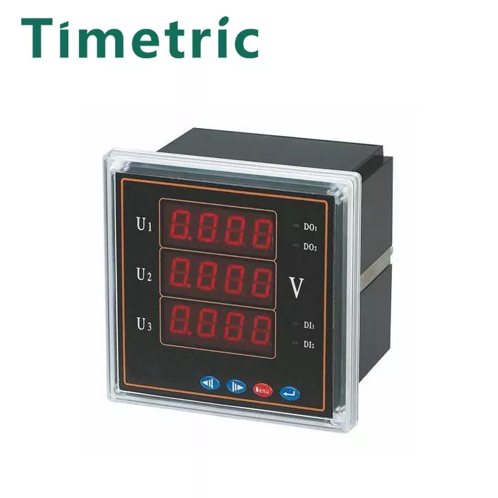 Compteur électrique combiné triphasé AC